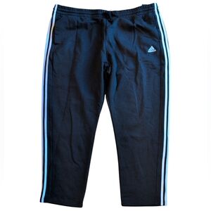 Adidas Jogging Pants, Track Pants, Black W/ Three Stripes, NWT, Men's 4XL